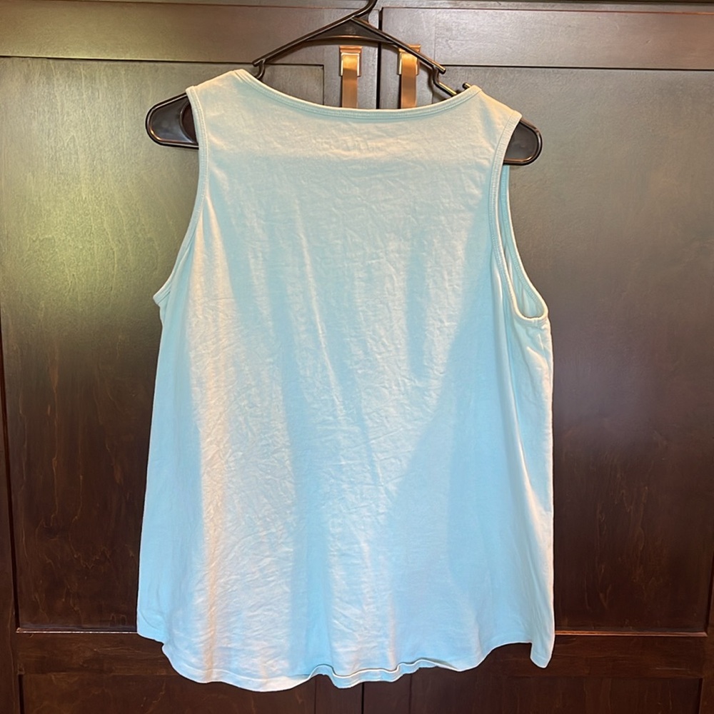 EUC Life is Good sleeveless top. Size large. - Picture 4 of 4